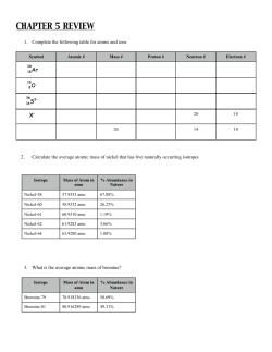 Chapter 5 Review package