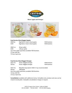 Food Service Sliced Apples and Oranges