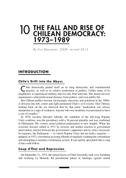 The Fall and Rise of Chilean Democracy