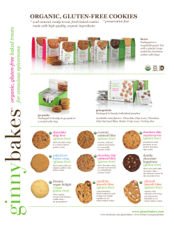 organic, gluten-free cookies