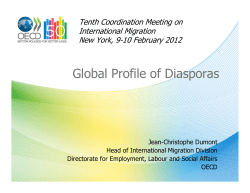 Global Profile of Diasporas