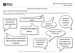 Everyone has a right to privacy.