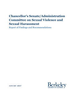 The report is available here - Office of the Chancellor