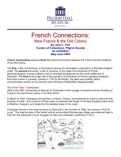 French Connections - Pilgrim Hall Museum