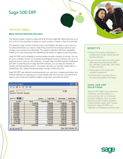 General Ledger