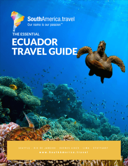 ecuador travel guide - SouthAmerica.travel
