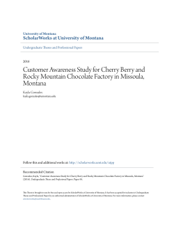 Customer Awareness Study for Cherry Berry and Rocky Mountain