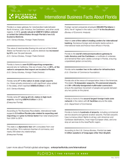 International Business Facts About Florida