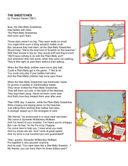 the sneetches