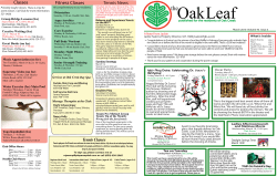 Fitness Classes Classes Tennis News