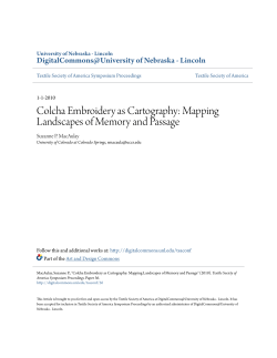 Mapping Landscapes of Memory and Passage