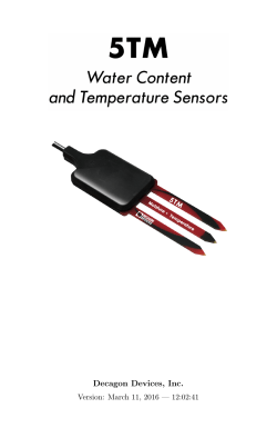 5TM Manual - Decagon Devices