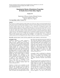 Geophysical Study of Sandstone Properties At Ozalla Area of Edo