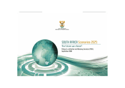South Africa Scenarios 2025: The future we chose