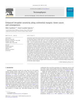 Enhanced intraplate seismicity along continental margins