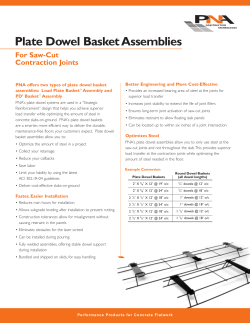 Plate Dowel Basket Assemblies - Advantage Construction Supply