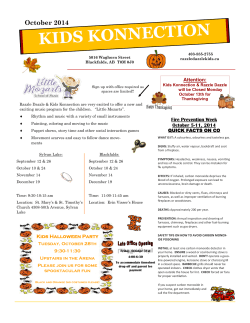 October 2014 - Kids Konnection