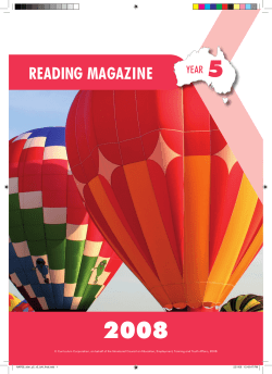 reading magazine, Year 5