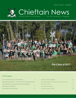 Chieftain News - Osceola School District