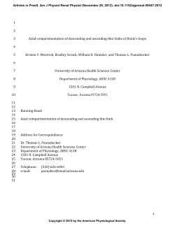 1 1 2 Axial compartmentation of descending and ascending thin