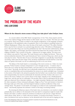 The Problem of the Heath