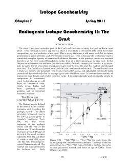 IsotopeGeochemistry Chapter7