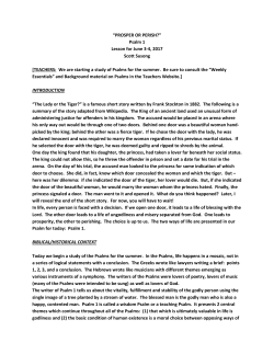 June 3-4, 2017 - Second Baptist Church