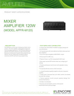 Mixer Amplifier 120W