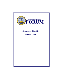 Issue 2 - Law Enforcement Executive Forum