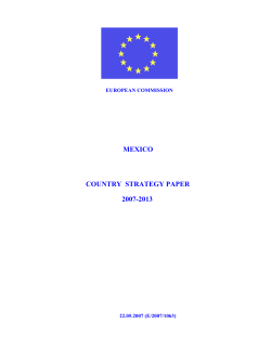 Mexico: Country Strategy Paper 2007-2013