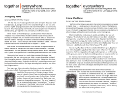 A Long Way Home - Free Methodist Church