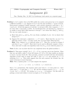 Assignment #3 - Applied Cryptography Group
