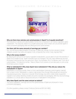 AdvoCare Spark FAQ`s - Amazon Web Services