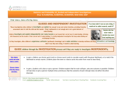 guided and independent investigation