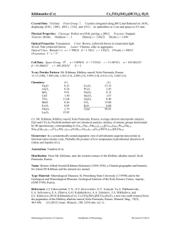 Kihlmanite-(Ce) Ce2TiO2(SiO4)(HCO3)2&middot;H2O