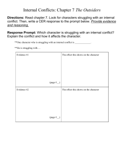 Internal Conflicts: Chapter 7 The Outsiders