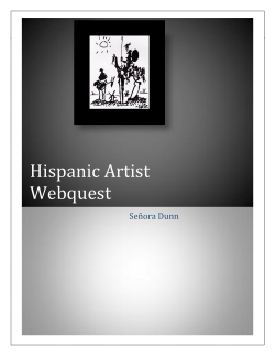 Hispanic Artist Webquest