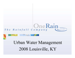 Urban Water Management