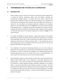 4 transmission and technology alternatives