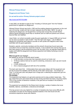 Hillcrest PS Running and Fitness Track