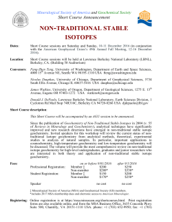 Course Description - Mineralogical Society of America