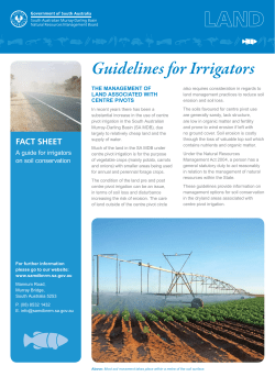 A Guide for Irrigators on Soil Conservation