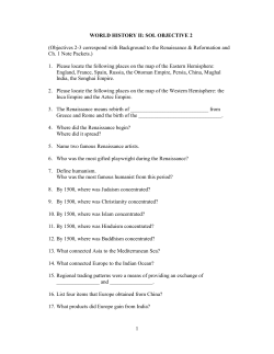 Objective 2-3 Review