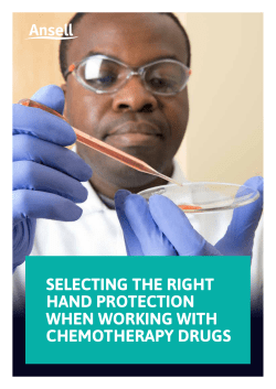 selecting the right hand protection when working with chemotherapy