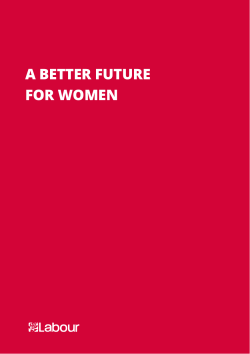 a better future for women