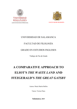a comparative approach to eliot`s the waste land