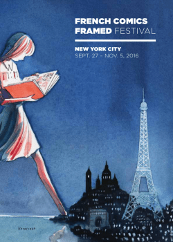 FRENCH COMICS FRAMED FESTIVAL