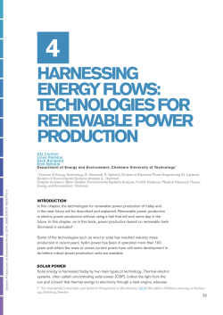 Harnessing energy flows: technologies for renewable power