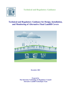 Technical and Regulatory Guidance for Design, Installation, and