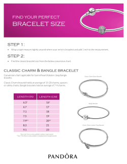 bracelet size - PANDORA Jewelry US